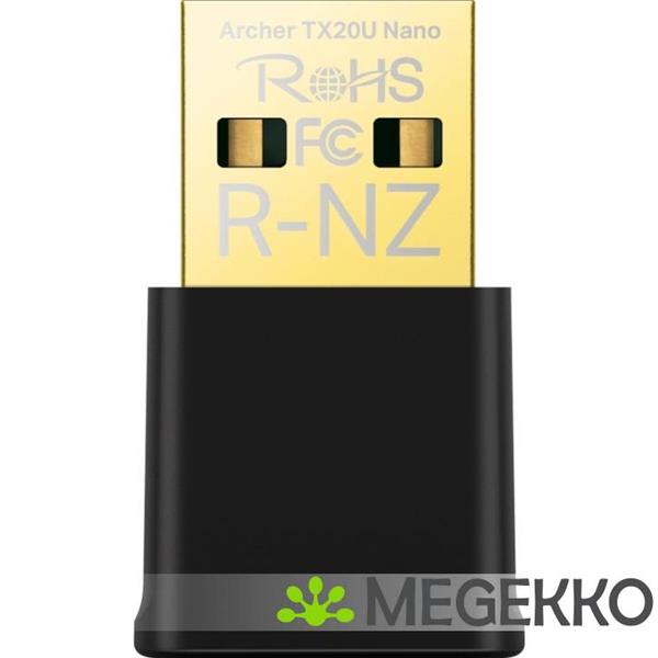 Grote foto tp link archer tx20u nano wlan 1800 mbit s computers en software netwerkkaarten routers en switches