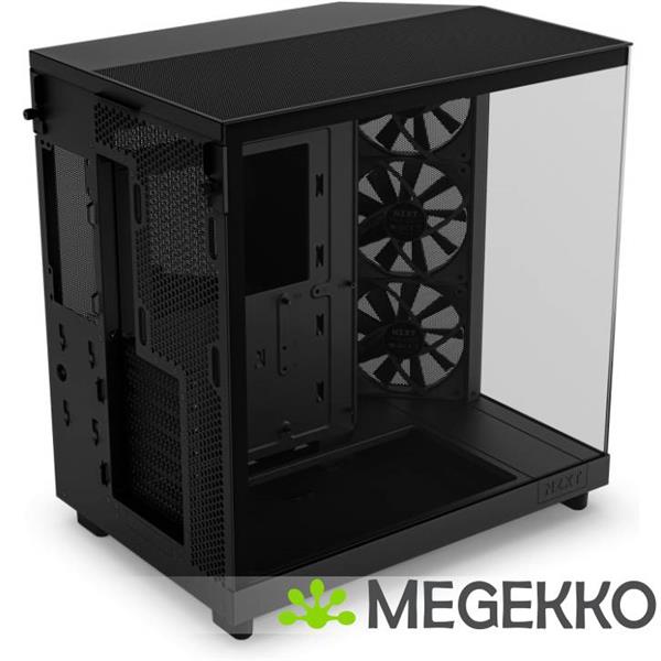 Grote foto nzxt h6 flow black computers en software behuizingen en kasten