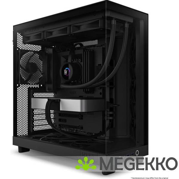 Grote foto nzxt h6 flow black computers en software behuizingen en kasten