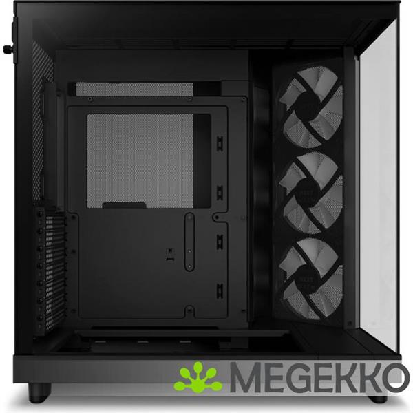 Grote foto nzxt h6 flow rgb black computers en software behuizingen en kasten