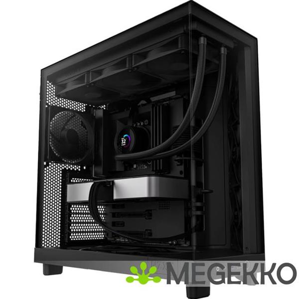 Grote foto nzxt h6 flow black computers en software behuizingen en kasten