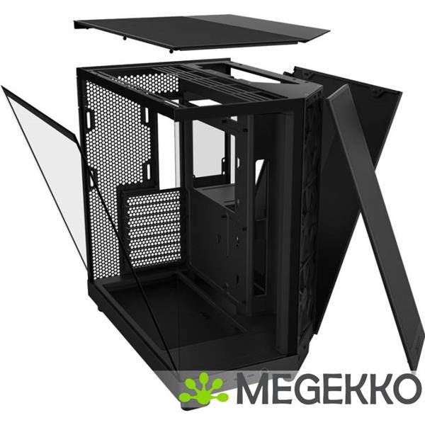 Grote foto nzxt h6 flow black computers en software behuizingen en kasten