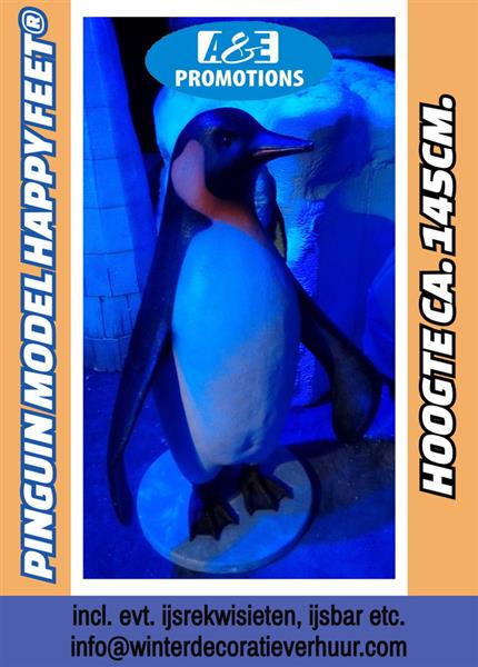 Grote foto huur pinguin decors arctische winter items huur hobby en vrije tijd evenementen