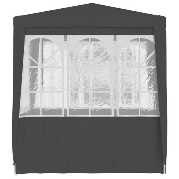 Grote foto vidaxl partytent met zijwanden professioneel 90 g m 2x2 m antraciet tuin en terras overige tuin en terras