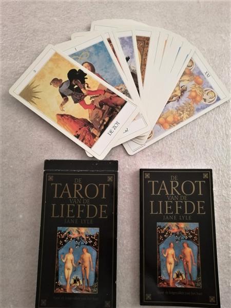 Grote foto tarot van de liefde boek met 22 kaarten boeken esoterie en spiritualiteit