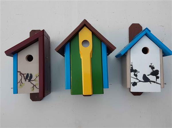 Grote foto vogelhuisjes tuin en terras overige tuin en terras