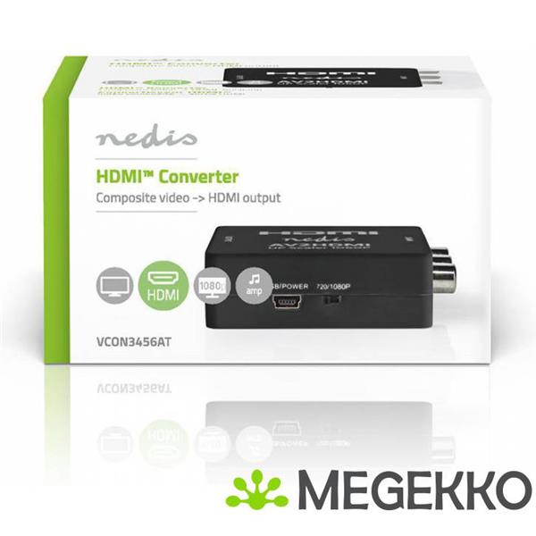 Grote foto composietvideo naar hdmi converter 1 wegs 3x rca rwy hdmi uitgang computers en software overige computers en software