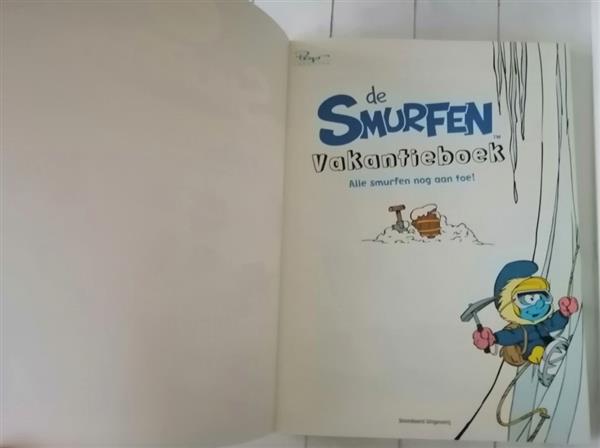 Grote foto vintage vakantieboek van de smurfen 2011 boeken jeugd onder 10 jaar