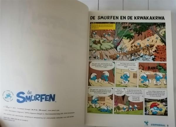 Grote foto vintage vakantieboek van de smurfen 2011 boeken jeugd onder 10 jaar