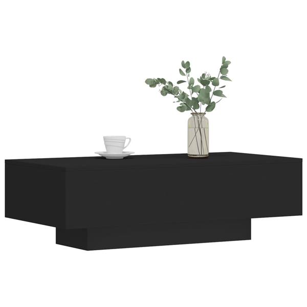 Grote foto vidaxl salontafel 100x49 5x31 cm bewerkt hout zwart huis en inrichting eettafels