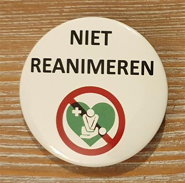 Grote foto button niet reanimeren sieraden tassen en uiterlijk medaillons en broches