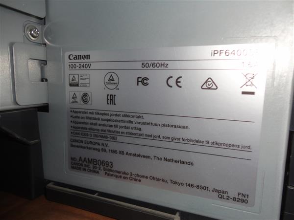 Grote foto canon imageprograf ipf6400se a1 plotter 24 large format inkjet printer computers en software printers