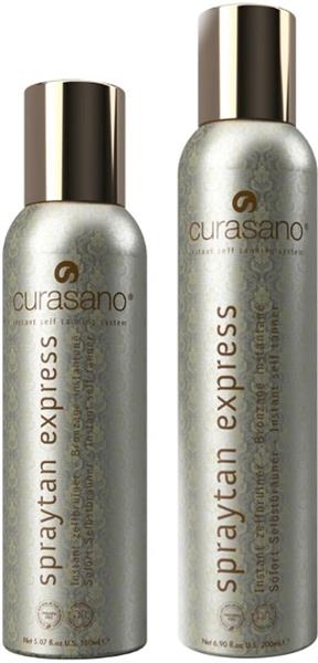 Grote foto curasano spraytan express tanning spray 200 ml 50 ml kleding dames sieraden