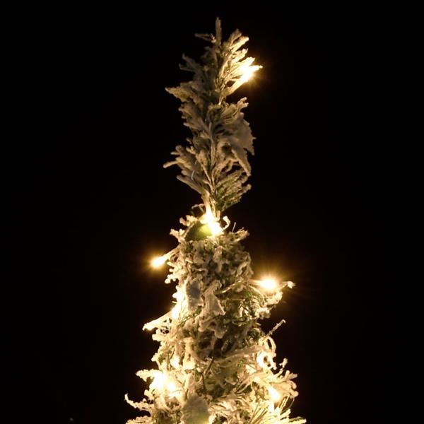 Grote foto vidaxl kunstkerstboom pop up met sneeuw 150 led 180 cm diversen overige diversen