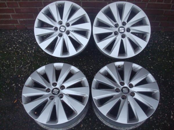 Grote foto 16 originele seat arona 16 inch velgen steek 5x100 auto onderdelen banden en velgen