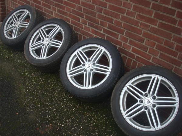 Grote foto 17 inch audi rs6 velgen banden steek 5x112 auto onderdelen banden en velgen