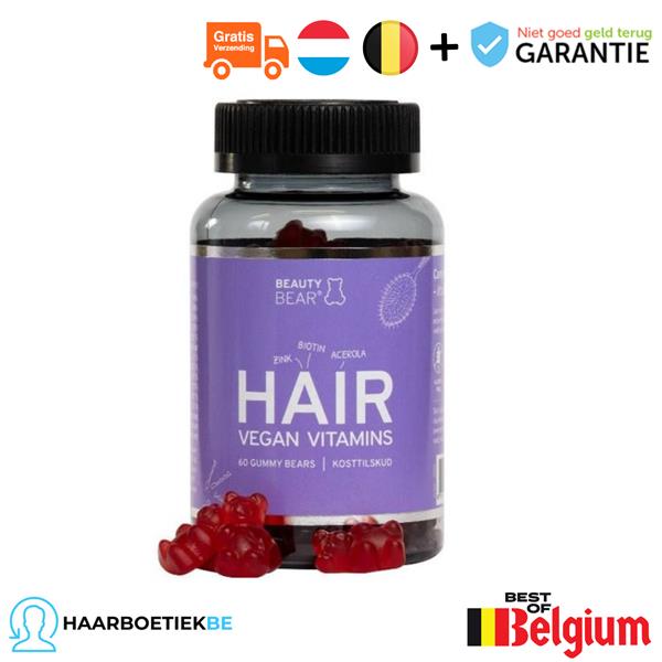 Grote foto beauty bear hair vitamines 60 gummies kleding dames sieraden