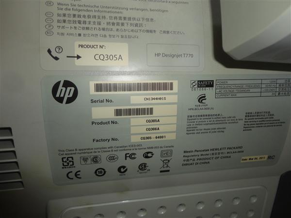 Grote foto hp designjet t770 a1 poster plotter 24 large format inkjet printer cq305a computers en software printers