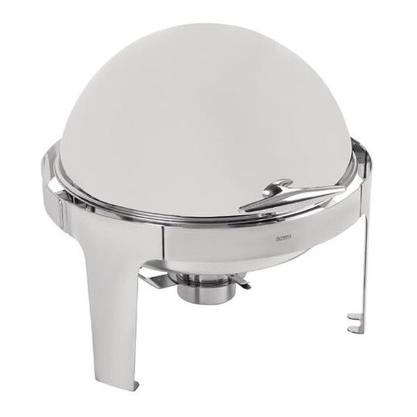 Grote foto chafing dish rond zware uitvoering model paris 6 liter diversen overige diversen