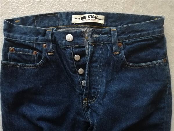 Grote foto darkwash bootcut jeans van big star w29 kleding dames broeken en pantalons