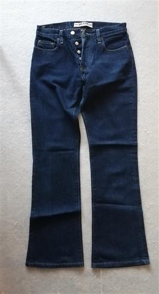 Grote foto darkwash bootcut jeans van big star w29 kleding dames broeken en pantalons