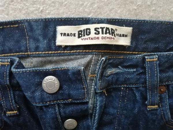 Grote foto darkwash bootcut jeans van big star w29 kleding dames broeken en pantalons