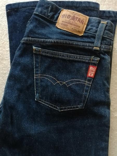 Grote foto darkwash bootcut jeans van big star w29 kleding dames broeken en pantalons