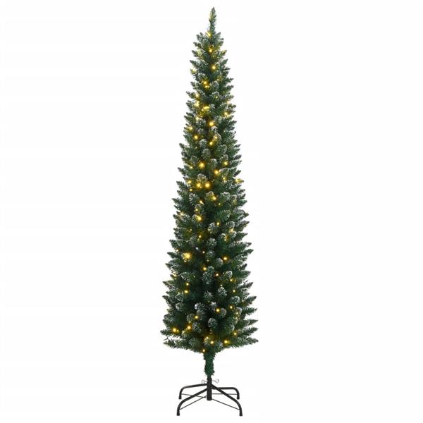 Grote foto vidaxl kunstkerstboom smal met 150 led 150 cm diversen overige diversen