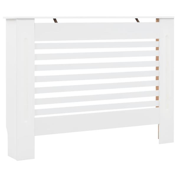 Grote foto vidaxl radiatorombouw 112x19x81 5 cm mdf wit doe het zelf en verbouw sanitair