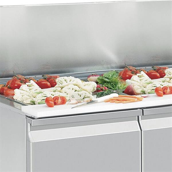 Grote foto gekoelde saladette met deksel 2x gn 1 1 3x gn 1 6 150 mm reserve 2 deuren gn 1 1 240 lit dia diversen overige diversen