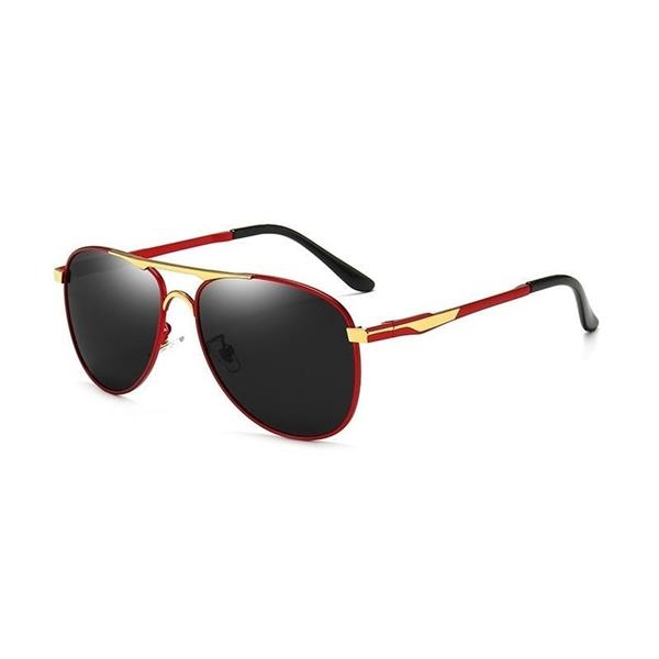 Grote foto polarized pilot sunglasses unisex driving retro glasses metal uv400 kleding dames sieraden