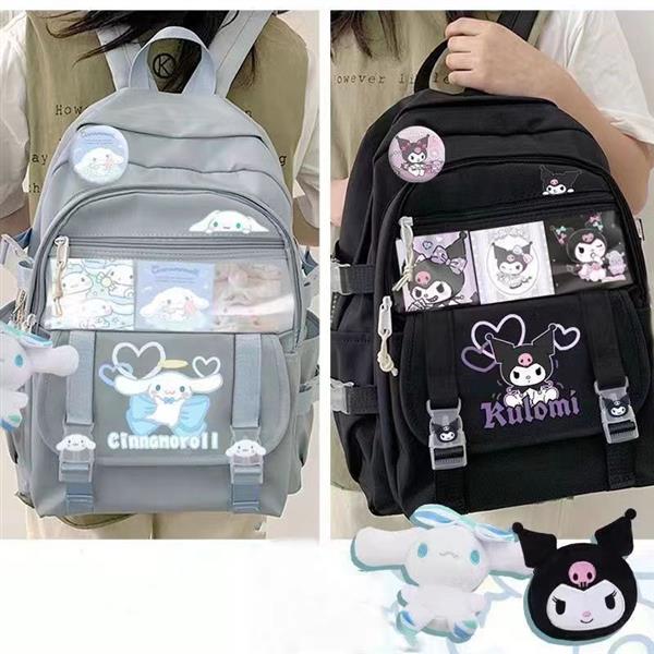 Grote foto cartoon anime backpack for girls waterproof laptop school bag computers en software overige computers en software