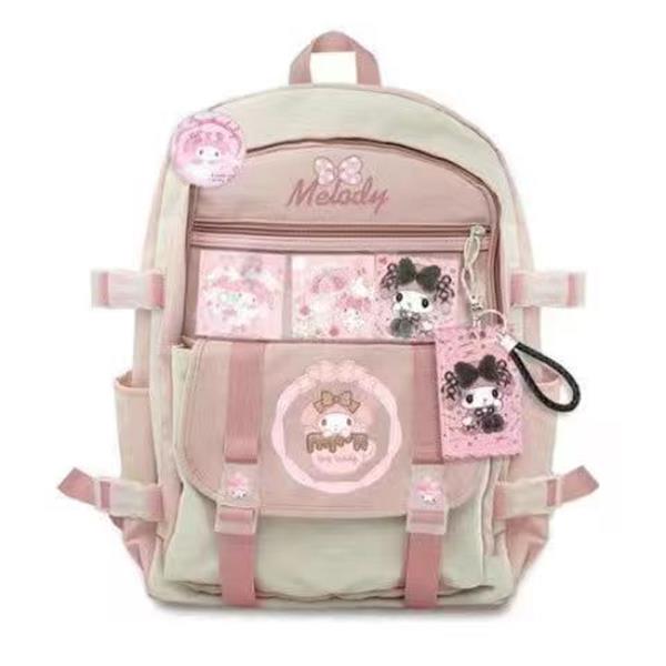 Grote foto cartoon anime backpack for girls waterproof laptop school bag computers en software overige computers en software