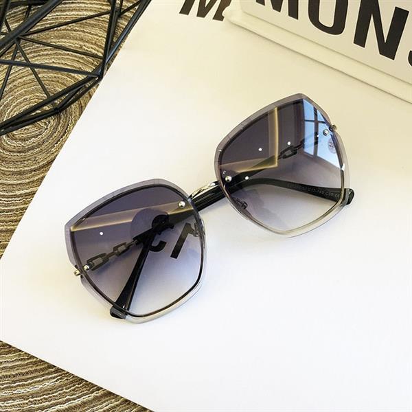 Grote foto rimless square sunglasses for women vintage glasses shades eyewear kleding dames sieraden