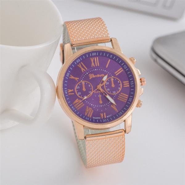 Grote foto luxury watch for women fashionable quartz movement mesh strap business kleding dames horloges