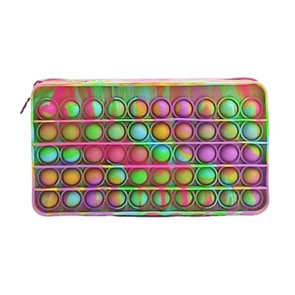 Grote foto antistress pop it fidget etui zintuiglijke siliconen speelgoed bubbel opbergtas voor kinderen kind verzamelen overige verzamelingen