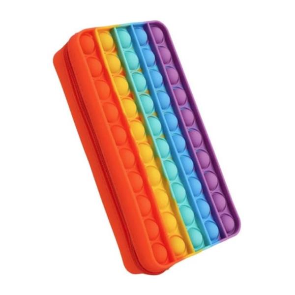 Grote foto antistress pop it fidget etui zintuiglijke siliconen speelgoed bubbel opbergtas voor kinderen kind verzamelen overige verzamelingen