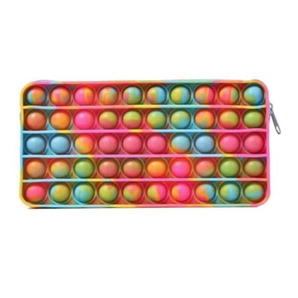 Grote foto antistress pop it fidget etui zintuiglijke siliconen speelgoed bubbel opbergtas voor kinderen kind verzamelen overige verzamelingen