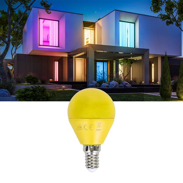 Grote foto kogellamp e14 geel kleine fitting led lamp 4w 30w gloeilamp 230v huis en inrichting overige