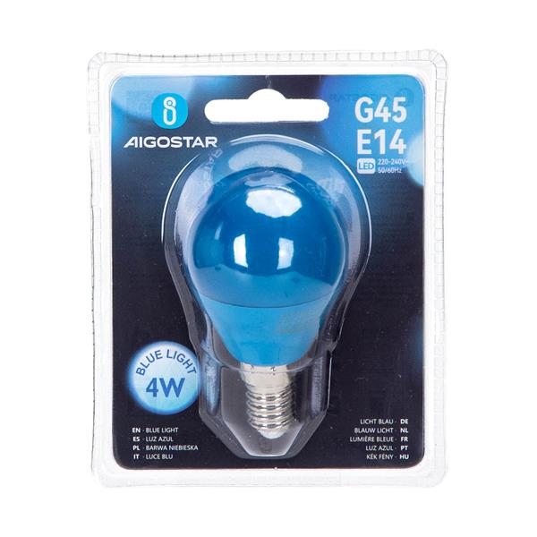 Grote foto kogellamp e14 blauw kleine fitting led lamp 4w 30w gloeilamp 230v huis en inrichting overige