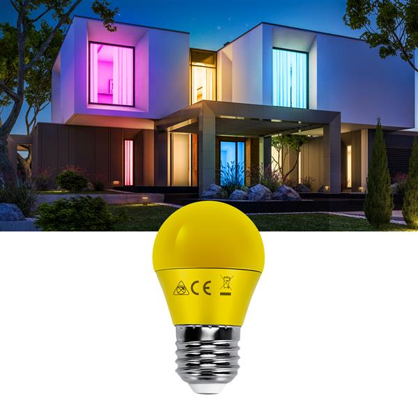 Grote foto g45 kogellamp geel e27 led lamp 4w 30w gloeilamp 230v huis en inrichting overige