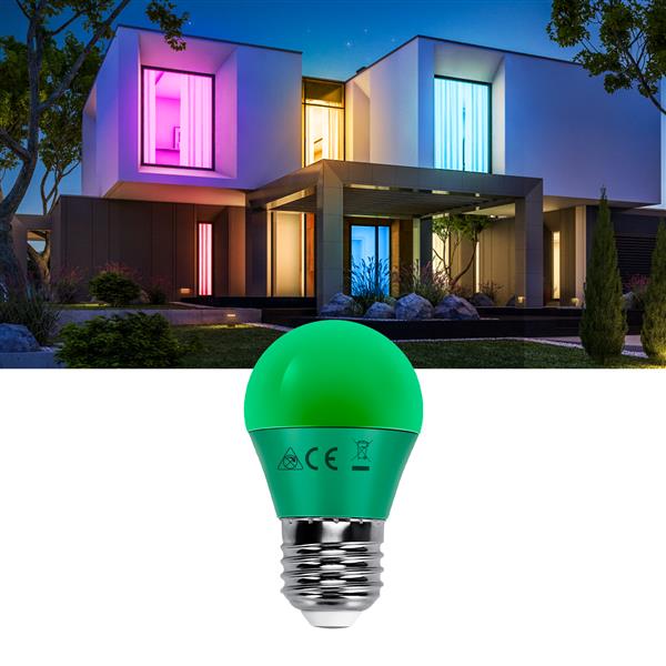 Grote foto g45 kogellamp groen e27 led lamp 4w 30w gloeilamp 230v huis en inrichting overige