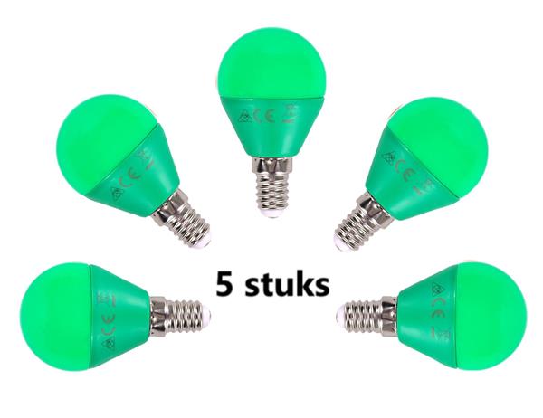 Grote foto g45 kogellamp 5 stuks e14 led lamp 4w 30w gloeilamp groen licht huis en inrichting overige