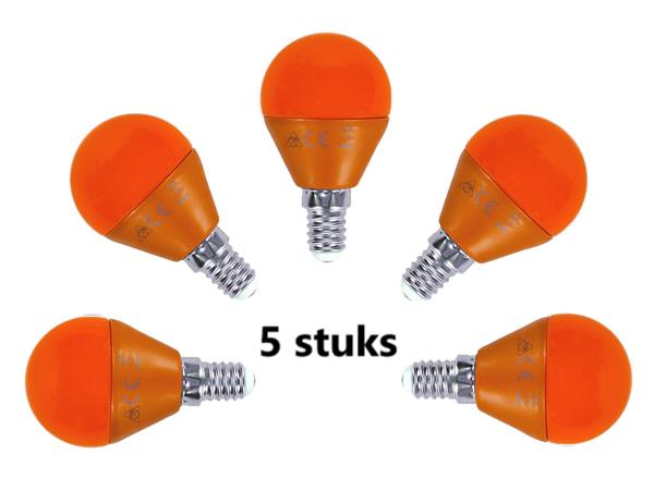 Grote foto g45 kogellamp 5 stuks e14 led lamp 4w 30w gloeilamp oranje licht huis en inrichting overige