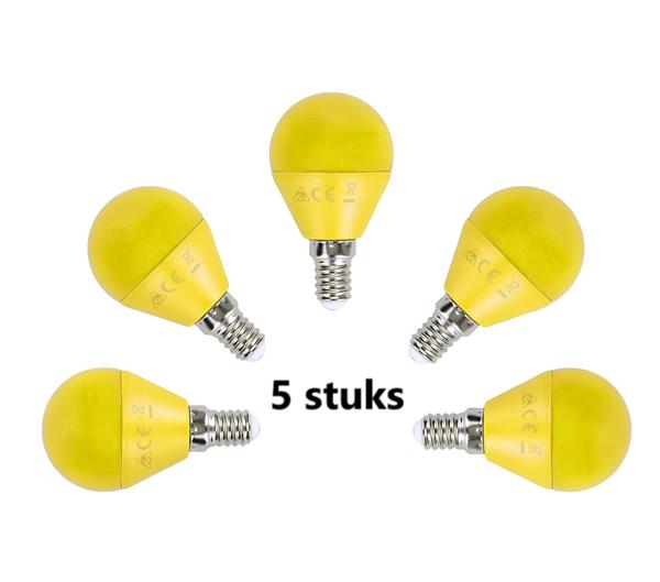 Grote foto g45 kogellamp 5 stuks e14 led lamp 4w 30w gloeilamp geel licht huis en inrichting overige