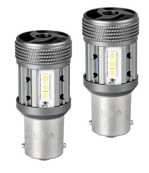 Grote foto ba15s 1156 autolamp set 2 stuks 6500k p21w 7506 2x 12 smd led geforceerde koeling canb auto onderdelen overige auto onderdelen