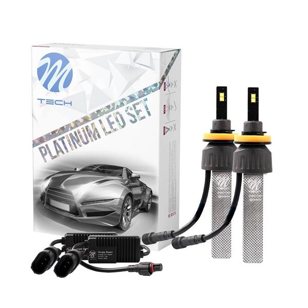 Grote foto h11 koplamp set daglichtwit 5700k 60 watt 5200 lm 12v 24v dc passieve koeling auto onderdelen overige auto onderdelen