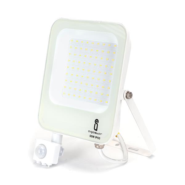 Grote foto buitenlamp wit met ir bewegingssensor led 50w 4700lm 500w schijnwerper daglichtwit 6500k water doe het zelf en verbouw gereedschappen en machines