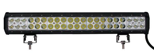 Grote foto led light bar 20 126w 42x3w osram schijnwerper 12v 24v combo offroad 6000k ip67 auto onderdelen overige auto onderdelen