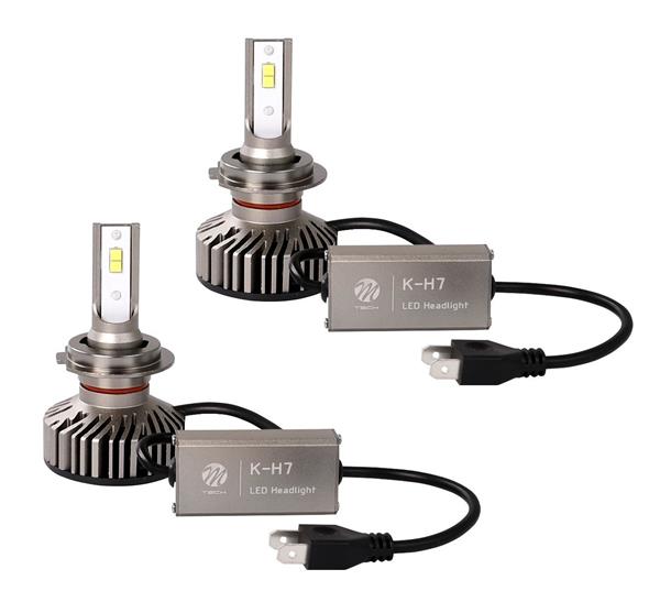 Grote foto h7 koplamp set can bus daglichtwit 5700k 40 watt 5200 lm stuk 12vdc actieve koeling auto onderdelen overige auto onderdelen